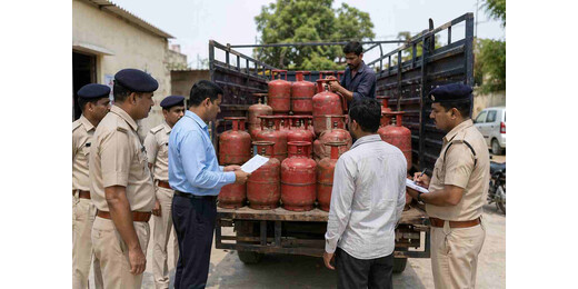 गैस आपूर्ति पर प्रशासन की पैनी नजर, कालाबाजारी रोकने के लिए छापेमारी तेज
